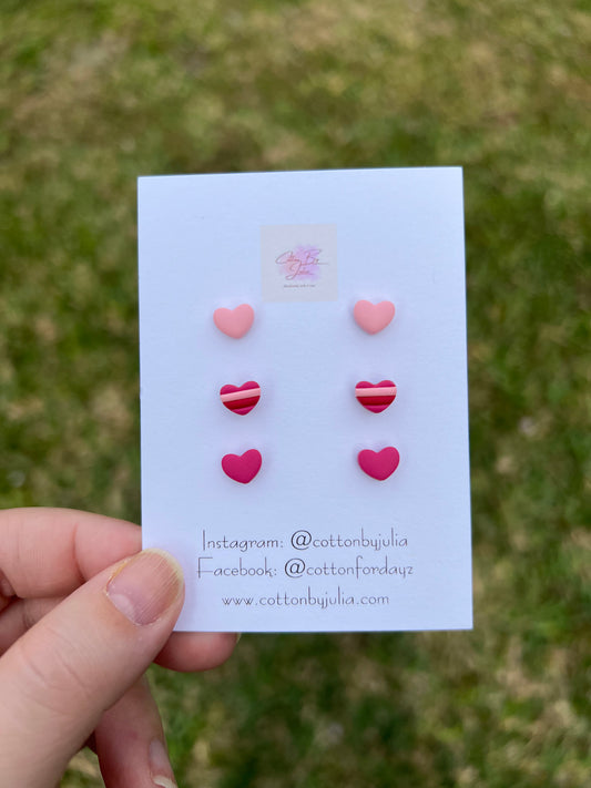 Tri-Heart Stud Pack