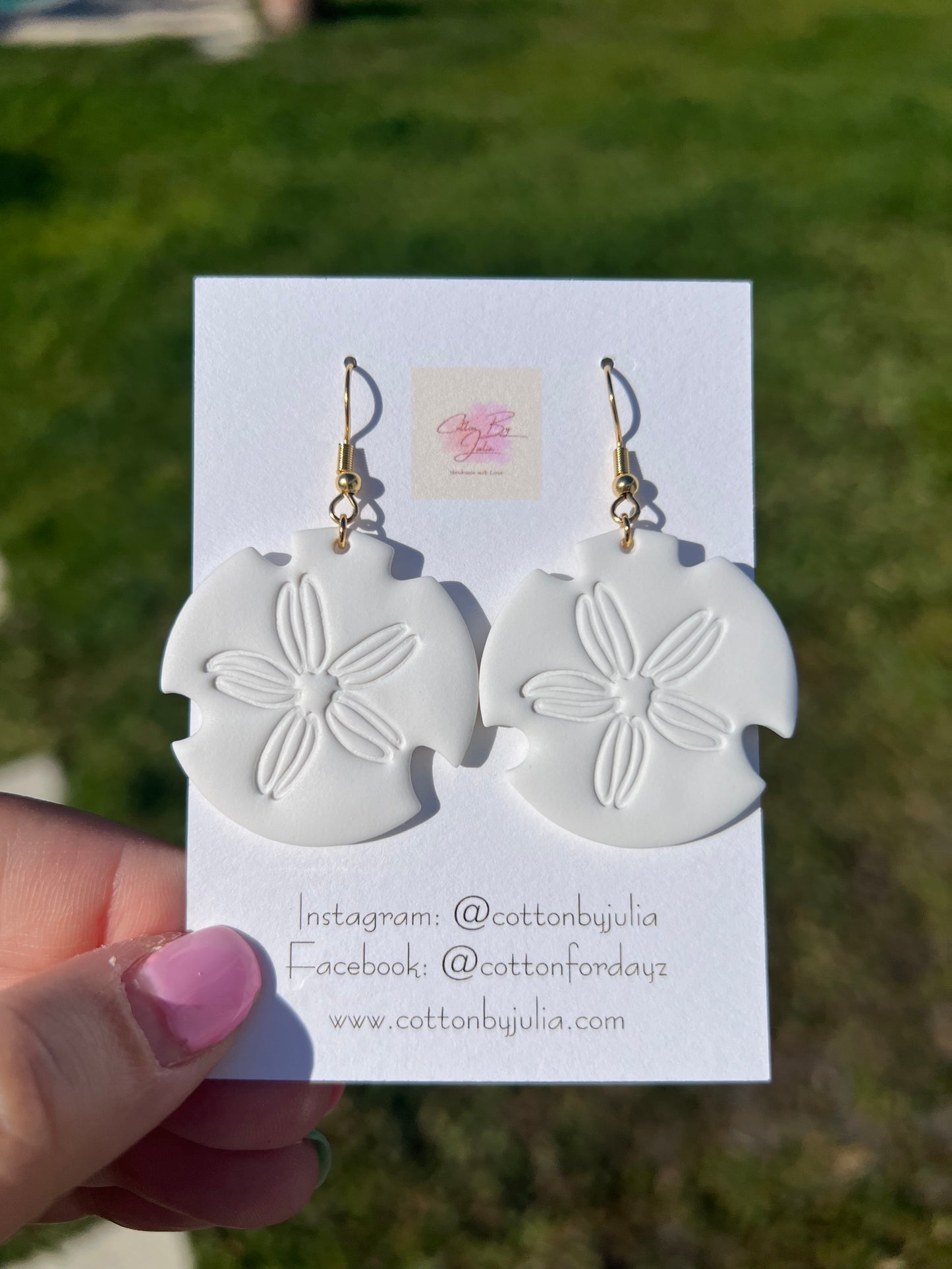 Sand Dollar Earrings