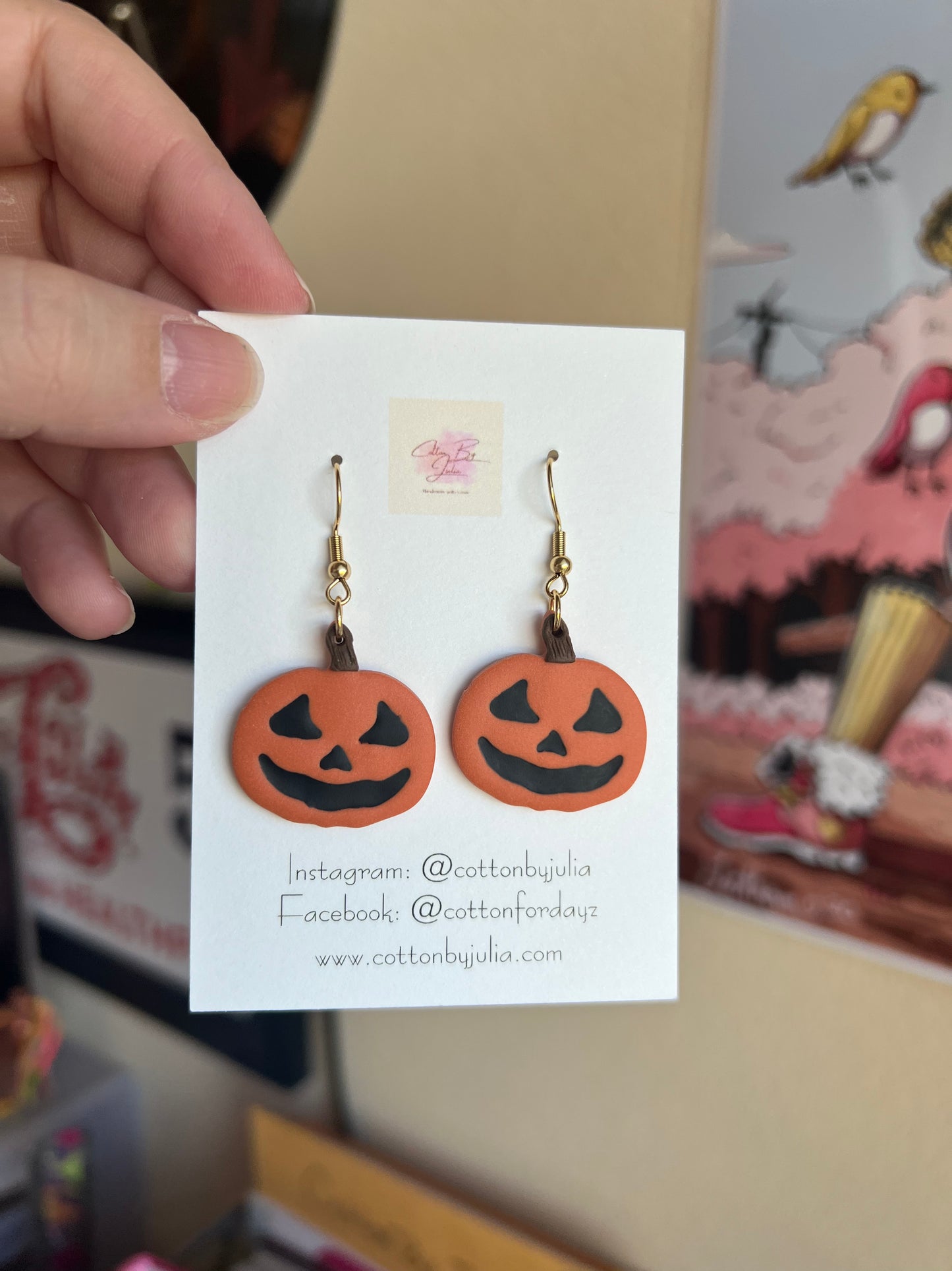 Jack-O-Lantern Earrings