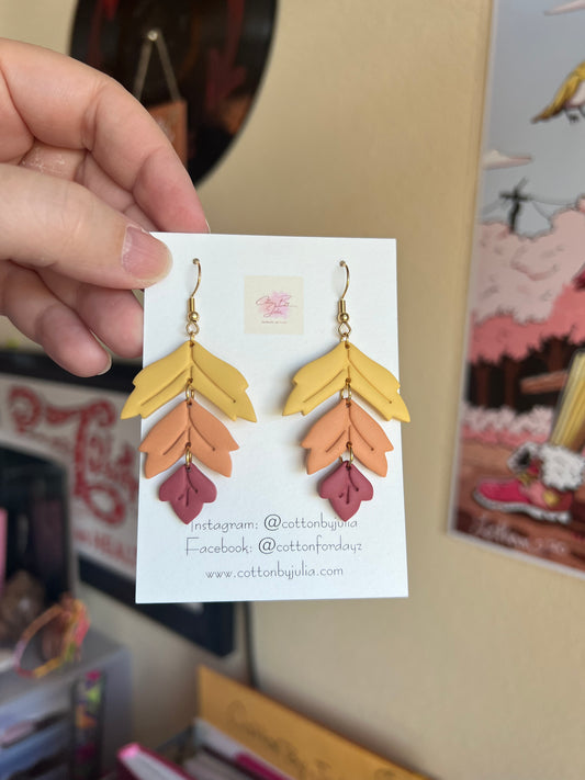 Chevron Leaf Dangles