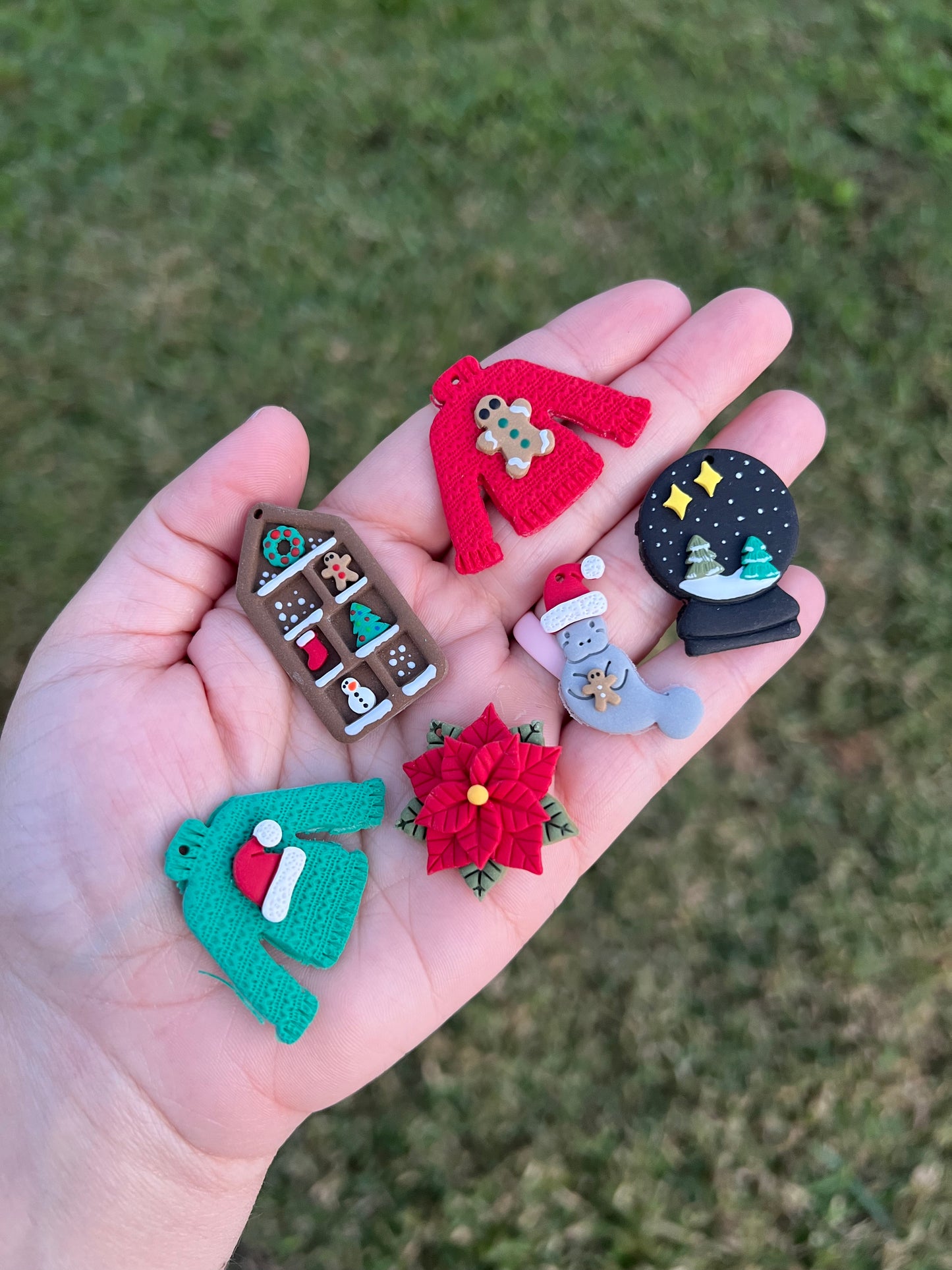 Gingerbread Sweater Dangles