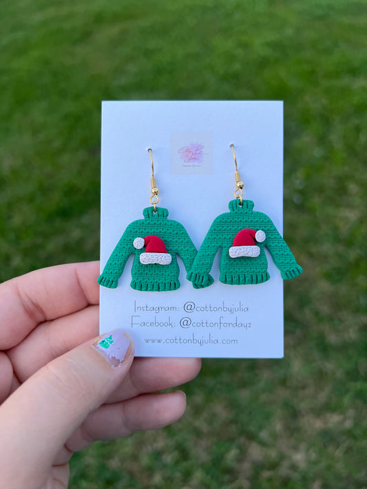 Santa Hat Sweater Dangles