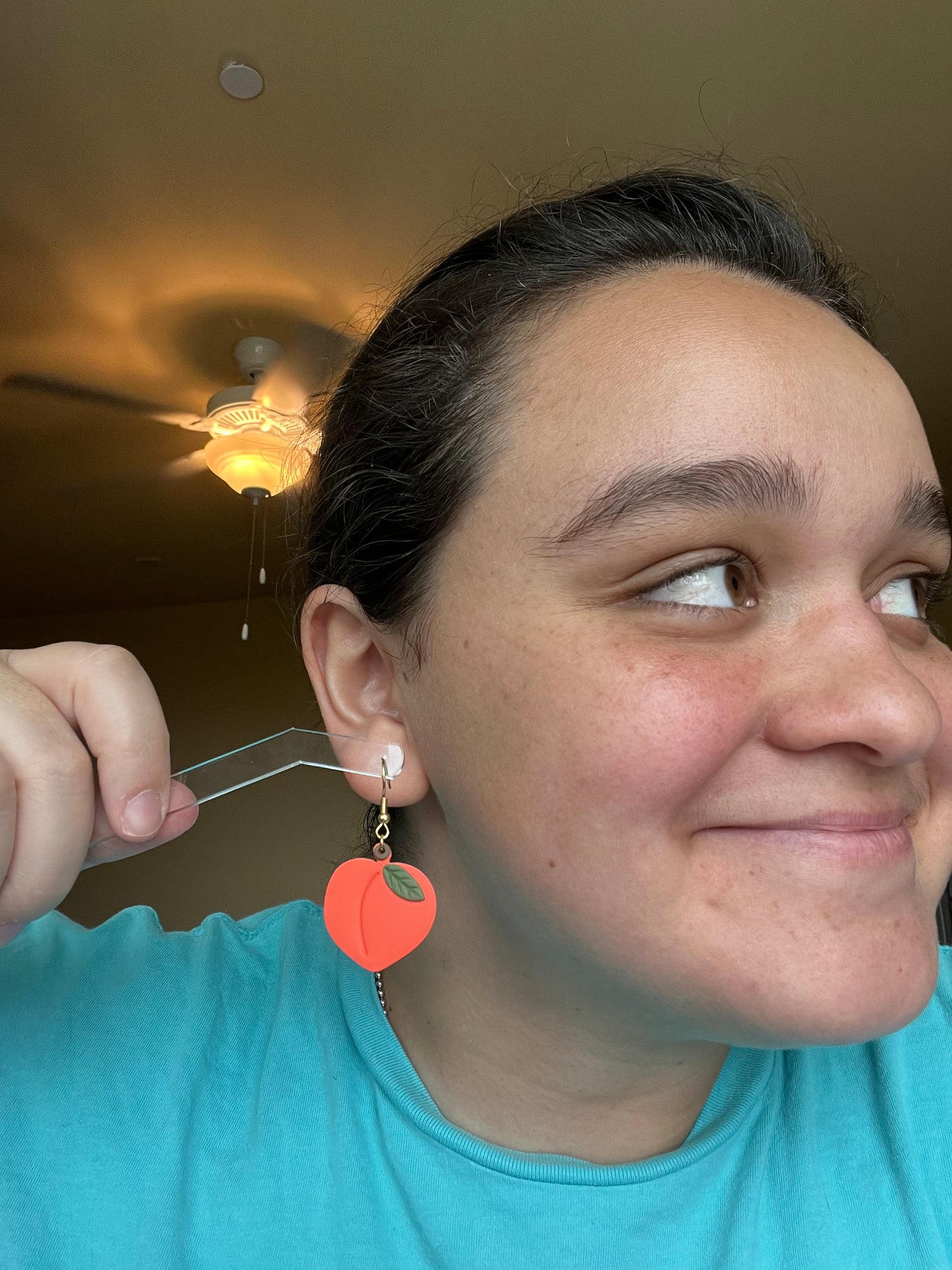 Peach Earrings