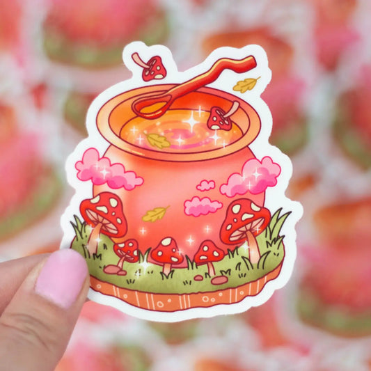 Mushroom Cauldron Sticker