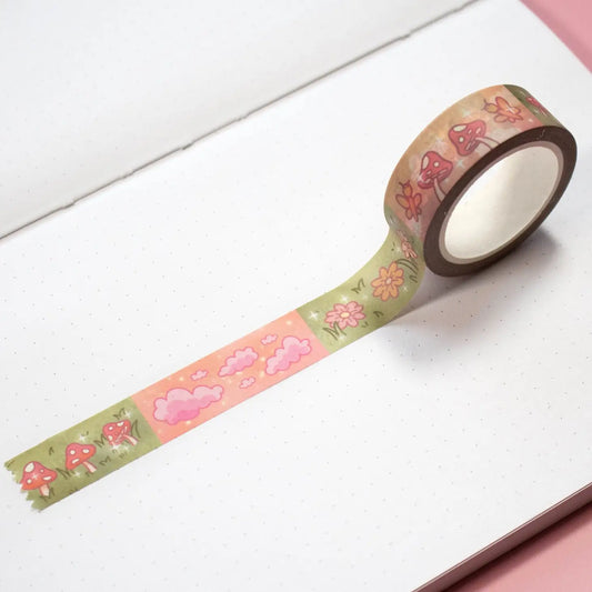 Mushroom Cottagecore Washi Tape